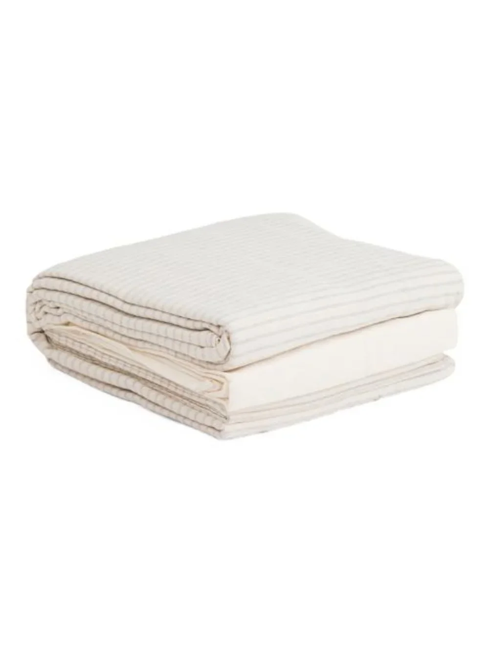 DOCOFIL Made In Portugal Striped Recycled Yarn Sheet Set